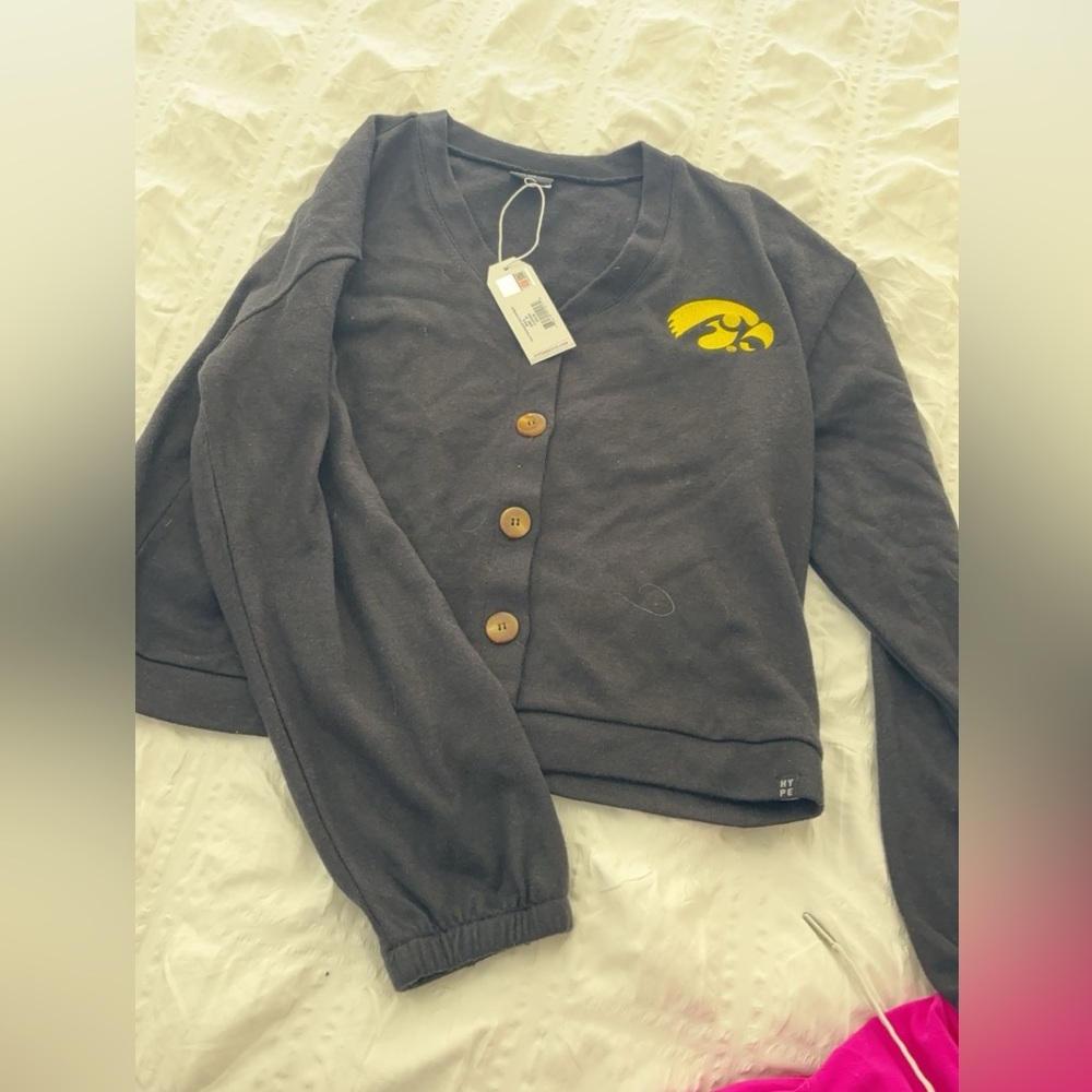 Long sleeve University of iowa cardigan